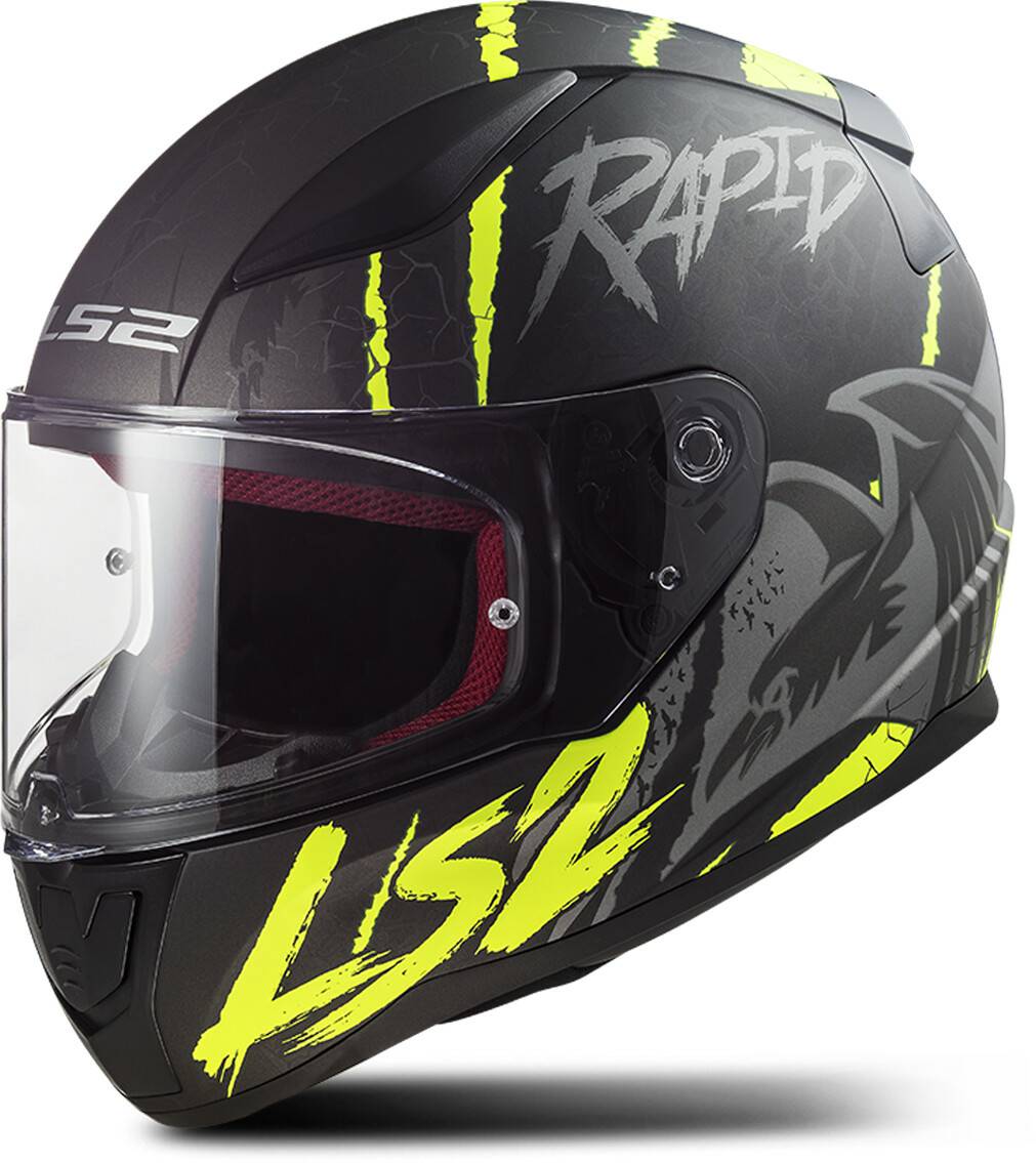 LS2 FF353 RapidRaven black/grey/neon yellow LS2 FF353 Rapid