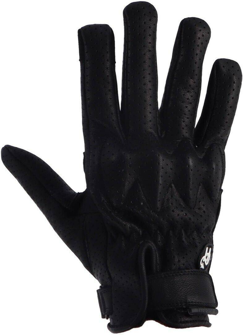 Motorradhandschuhe Helston's Wave Air perforierte Handschuhe schwarz